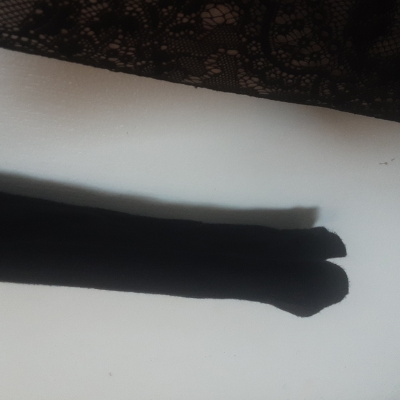 Studio Y Velour Tie Back & Lace Top Sz L - Picture 5 of 8